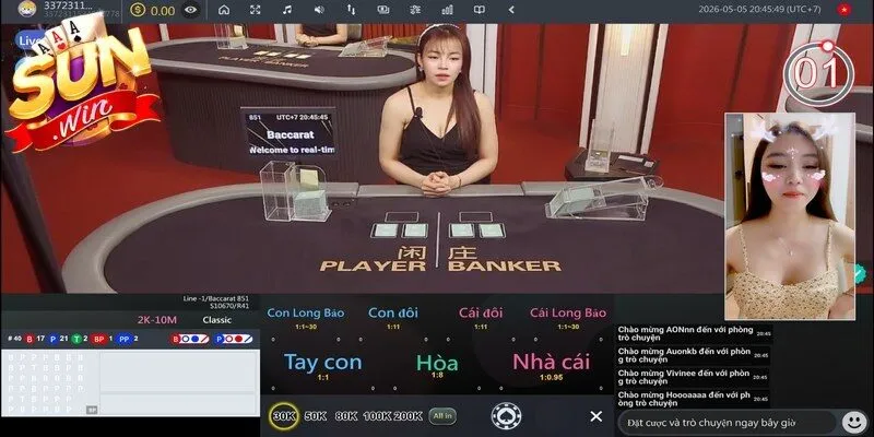 Mỗi trò chơi casino tại Sunwin đều có những tính năng đặc biệt riêng