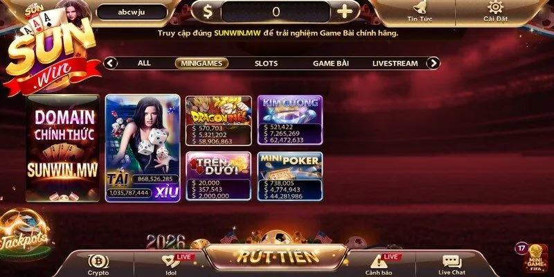 MiniGame Sunwin được thiết kế đơn giản nhưng không kém phần hấp dẫn